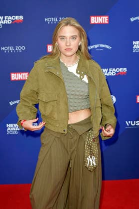 Greta Hirsch bei der Verleihung der Bunte New Faces Awards Film 2026 im Delphi Filmpalast. Berlin, 28.05.2026 *** Greta Hirsch at the presentation of the Bunte New Faces Awards Film 2026 at the Delphi Filmpalast Berlin, 28 05 2026 Foto:xM.xBehrensx xFuturexImagex new_faces_6589