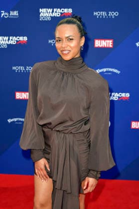 Aminata Belli bei der Verleihung der Bunte New Faces Awards Film 2026 im Delphi Filmpalast. Berlin, 28.05.2026 *** Aminata Belli at the presentation of the Bunte New Faces Awards Film 2026 at the Delphi Filmpalast Berlin, 28 05 2026 Foto:xM.xBehrensx xFuturexImagex new_faces_6610