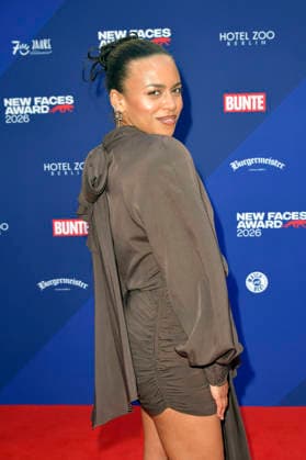 Aminata Belli bei der Verleihung der Bunte New Faces Awards Film 2026 im Delphi Filmpalast. Berlin, 28.05.2026 *** Aminata Belli at the presentation of the Bunte New Faces Awards Film 2026 at the Delphi Filmpalast Berlin, 28 05 2026 Foto:xM.xBehrensx xFuturexImagex new_faces_6611