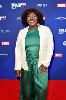 Thelma Buabeng bei der Verleihung der Bunte New Faces Awards Film 2026 im Delphi Filmpalast. Berlin, 28.05.2026 *** Thelma Buabeng at the presentation of the Bunte New Faces Awards Film 2026 at the Delphi Filmpalast Berlin, 28 05 2026 Foto:xM.xBehrensx xFuturexImagex new_faces_6642