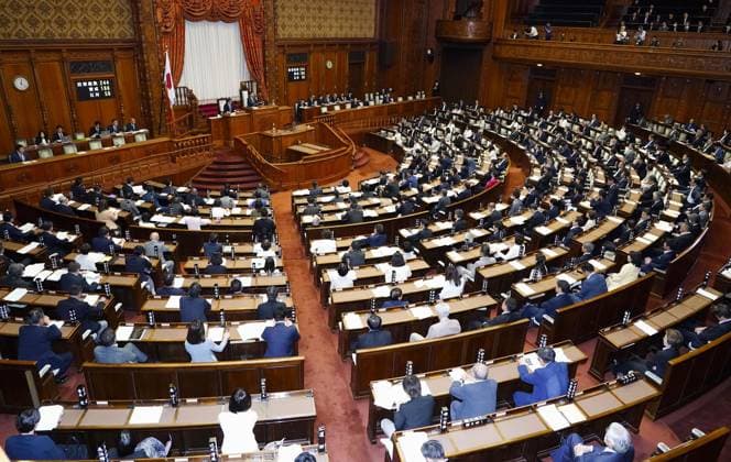 Revised immigration control law enacted Japan s House of Councillors approves a bill to revise the immigration control law during a plenary session in Tokyo on May 29, 2026, marking enactment of the revised law to raise the maximum fee for residence status applications by foreigners.  A14AA0005617112P