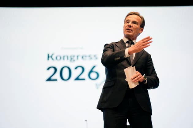 BORAS, SVERIGE 20260529 Statsminister Ulf Kristersson (M) da han besöker organisationen Företagarnas kongress 2026. BORAS SVERIGE x9200x *** BORAS, SWEDEN 20260529 Prime Minister Ulf Kristersson M as he visits the organization Företagarnas kongress 2026 BORAS SWEDEN x9200x  Copyright: xBjörnxLarssonxRosvall TTx STATSMINISTERN I BORAS JHqoaTiNfaQ