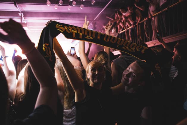 Soppgirobygget live in Copenhagen, Denmark Copenhagen, Denmark. 28th, May 2026. Concert goers seen at a live concert with the Norwegian electronic music duo Soppgirobygget at VEGA in Copenhagen. Denmark, Copenhagen  Copyright: xGonzalesxPhoto PeterxTroestx