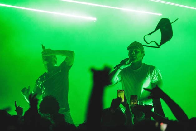 Soppgirobygget live in Copenhagen, Denmark Copenhagen, Denmark. 28th, May 2026. The Norwegian electronic music duo Soppgirobygget performs a live concert at VEGA in Copenhagen. Denmark, Copenhagen  Copyright: xGonzalesxPhoto PeterxTroestx