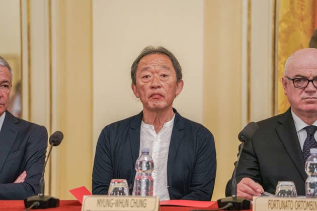 IPA85155946 - MILAN, 05 29 2026 - Teatro alla Scala s new artistic director Myung-Whun Chung at the press conference to present the 2026 2027 Season of La Scala.  Copyright: xEmanuelexRobertoxDexCarlix xx 85155946