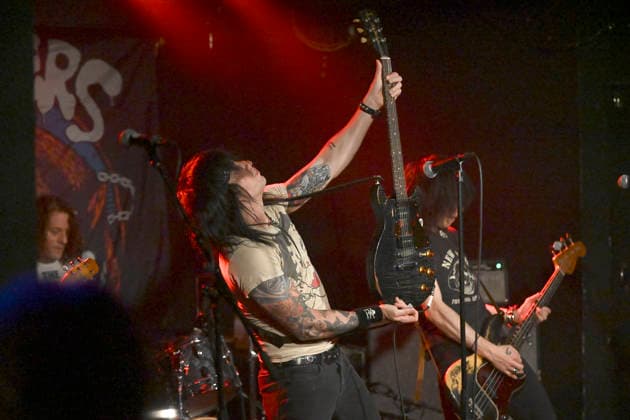 Ray Peters, Alex Hagen und Sam Hariss von Ravagers live bei einem Konzert im Lux. Hannover, 28.05.2026 *** Ray Peters, Alex Hagen and Sam Hariss from Ravagers live at a concert at Lux Hannover, 28 05 2026 Foto:xR.xKeuntjex xFuturexImagex ravagers_6511