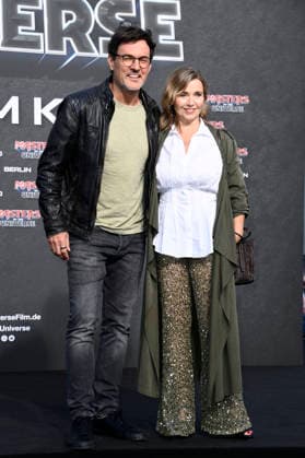 Tobey Wilson und Tina Ruland bei der Premiere des Kinofilms Masters of the Universe im UCI Luxe East Side Gallery. Berlin, 28.05.2026 *** Tobey Wilson and Tina Ruland at the premiere of the movie Masters of the Universe at the UCI Luxe East Side Gallery Berlin, 28 05 2026 Foto:xN.xKubelkax xFuturexImagex masters_berlin_6581