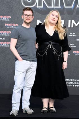 Christian Zeiger und Birte Baumgardt bei der Premiere des Kinofilms Masters of the Universe im UCI Luxe East Side Gallery. Berlin, 28.05.2026 *** Christian Zeiger and Birte Baumgardt at the premiere of the movie Masters of the Universe at the UCI Luxe East Side Gallery Berlin, 28 05 2026 Foto:xN.xKubelkax xFuturexImagex masters_berlin_6608
