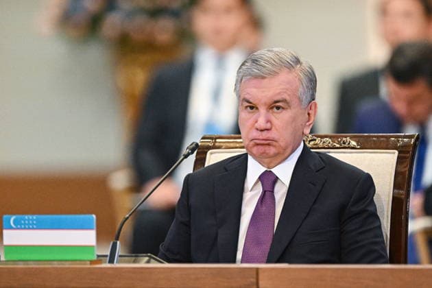 KAZAKHSTAN, ASTANA - MAY 30, 2026: Uzbekistan s President Shavkat Mirziyoyev attends an expanded meeting of the Supreme Eurasian Economic Council at the Palace of Independence Astana Kazakhstan  - ZUMAt113 20260530_zaa_t113_019 Copyright: xSergeixBobylevx