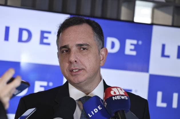RECORD DATE NOT STATED Rodrigo Pacheco speaks to the press at the LIDE Innovation and Technology seminar. Sao Paulo (SP), May 29, 2026 - Events Technology Innovation SP - Rodrigo Pacheco, Senator of the Republic (PSD-MG) and President of the Federal Senate between 2021 and 2025, speaks to the press at the end of his panel during the LIDE - Innovation and Technology seminar held this Friday at Casa LIDE, in Sao Paulo.(Foto: Leco Viana Thenews2 imago images) Rodrigo Pacheco speaks to the press at the LIDE Innovation and Technology seminar.  Copyright: xLecoxVianax