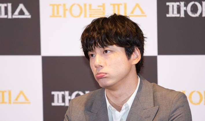 Kentaro Sakaguchi, May 29, 2026 : Japanese actor Kentaro Sakaguchi at a press conference for the movie The Final Piece in Seoul, South Korea.  aflo_332371043