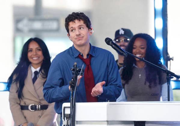 Charlie Puth performs on the NBC Today Show at Rockefeller Center in New York City on Friday, May 29, 2026.  NYP20260529101 JOHNxANGELILLO