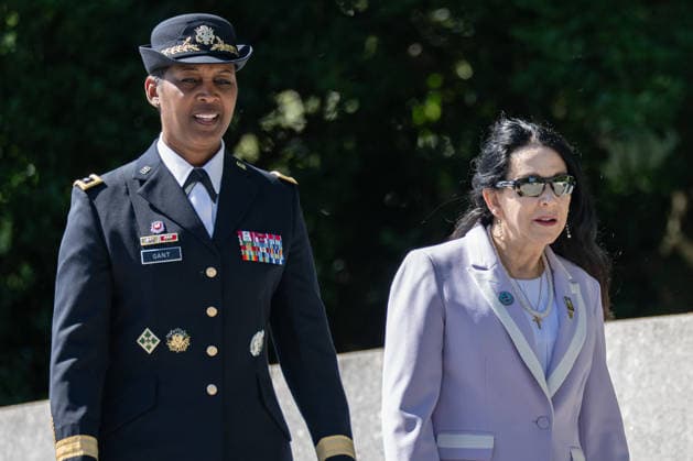 May 29, 2026, Arlington, Virginia, United States: A ceremonial wreath is laid at the gravesite of President JOHN F. KENNEDY during a wreath-laying ceremony marking what would have been his 109th birthday at Arlington National Cemetery. Arlington United States - ZUMAk206 20260529_znp_k206_002 Copyright: xMattxKaminskyx