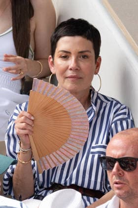 Celebs in the tribunes at Roland Garros 2026 - Paris LZ Cristina Cordula attends the 6rd day of the Roland-Garros 2026 at Roland Garros on May 29, 2026 in Paris, France. Photo by Laurent Zabulon ABACAPRESS.COM  Copyright: xZabulonxLaurent ABACAx