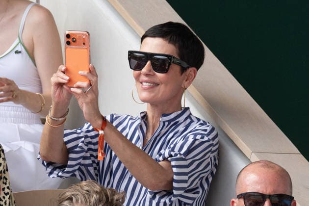 Celebs in the tribunes at Roland Garros 2026 - Paris LZ Cristina Cordula attends the 6rd day of the Roland-Garros 2026 at Roland Garros on May 29, 2026 in Paris, France. Photo by Laurent Zabulon ABACAPRESS.COM  Copyright: xZabulonxLaurent ABACAx