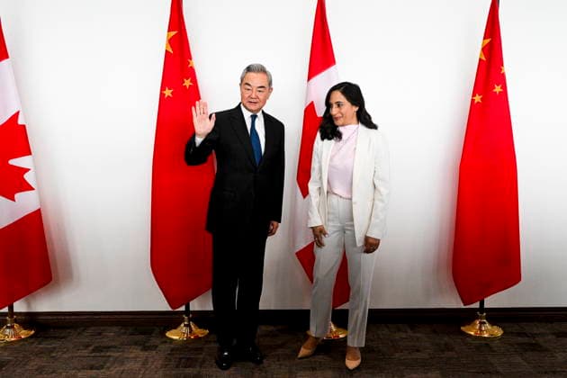 May 29, 2026, Ottawa, On, Canada: Minister of Foreign Affairs Anita Anand meets with the Foreign Minister of China Wang Yi at Global Affairs Canada in Ottawa, on Friday, May 29, 2026. Ottawa Canada  - ZUMAc35_ 20260529_zaf_c35_004 Copyright: xSpencerxColbyx