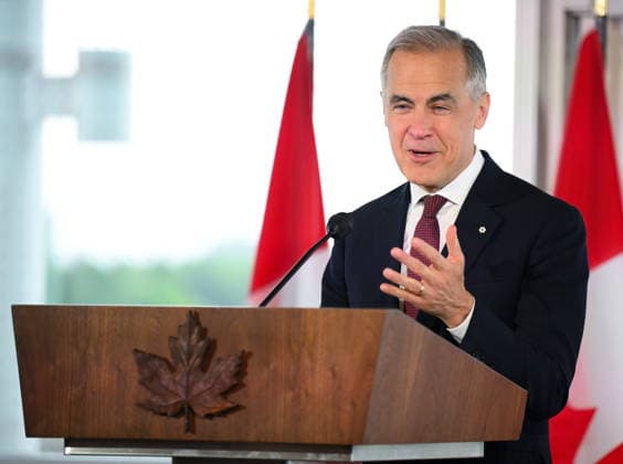 May 29, 2026, Ottawa, On, Canada: Prime Minister Mark Carney speaks at an event for former Governor General Mary Simon in Ottawa, on Friday, May 29, 2026. Ottawa Canada  - ZUMAc35_ 20260529_zaf_c35_014 Copyright: xTimxAustenx