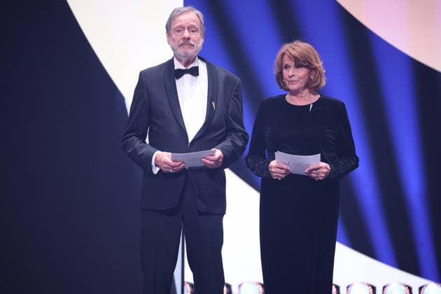 DEUTSCHER FILMPREIS 2026 - SHOW Senta Berger & Michael Wittenborn Laudatoren BESTE WEIBLICHE NEBENROLLE bei der Verleihung DEUTSCHER FILMPREIS 2026 in Berlin *** GERMAN FILM AWARD 2026 SHOW Senta Berger Michael Wittenborn Laudators BEST FEMALE NEBENROLLE at the GERMAN FILM AWARD 2026 ceremony in Berlin Copyright: xEventpressxFuhrx