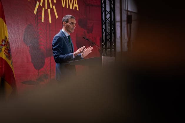 Spanish Prime Minister Pedro Sanchez presents the 2026–2028 National Cultural Action Plan Abroad in Madrid - 29 May. Spanish Prime Minister, Pedro Sánchez presents the 2026–2028 National Cultural Action Plan Abroad, a strategy aimed at helping Spanish cultural industries expand into new markets and strengthen their international presence. The plan aims to help Spanish cultural industries expand internationally, strengthen the global presence of Spanish and co-official languages, and focus efforts on key regions such as Asia, Latin America, and the United States. Madrid Spain Copyright: xGuillermoxGutierrezxCarrascalx xSOPAxImagesx 2026_05_29_Pedro Sanchez_Cultura_18