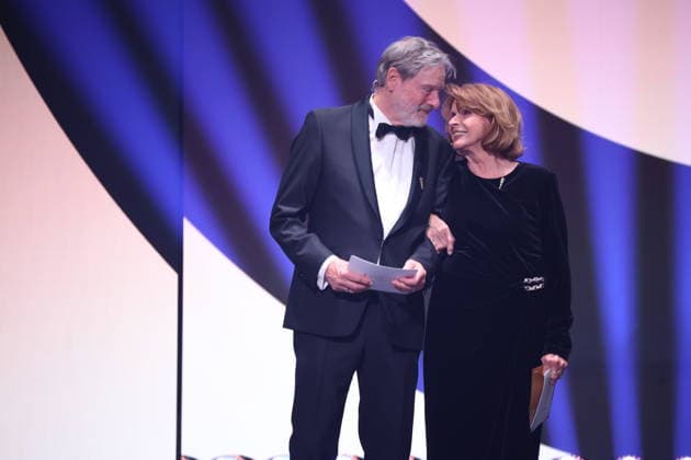 DEUTSCHER FILMPREIS 2026 - SHOW Senta Berger & Michael Wittenborn Laudatoren BESTE WEIBLICHE NEBENROLLE bei der Verleihung DEUTSCHER FILMPREIS 2026 in Berlin *** GERMAN FILM AWARD 2026 SHOW Senta Berger Michael Wittenborn Laudators BEST FEMALE NEBENROLLE at the GERMAN FILM AWARD 2026 ceremony in Berlin Copyright: xEventpressxFuhrx