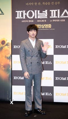 Kentaro Sakaguchi, May 29, 2026 : Japanese actor Kentaro Sakaguchi at a press conference for the movie The Final Piece in Seoul, South Korea.  aflo_332392472