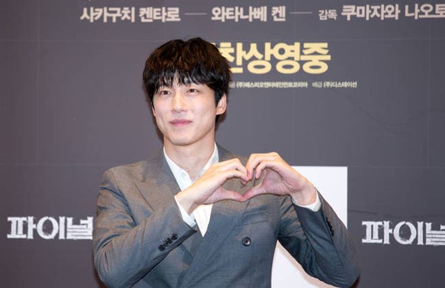 Kentaro Sakaguchi, May 29, 2026 : Japanese actor Kentaro Sakaguchi at a press conference for the movie The Final Piece in Seoul, South Korea.  aflo_332392519