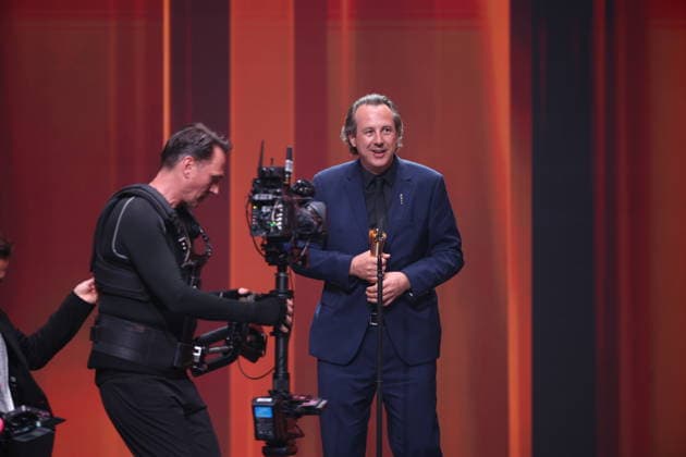 DEUTSCHER FILMPREIS 2026 - SHOW BESTE VISUELLE EFFEKTE Gewinner Michael Wortmann, Frank Schlegel (nicht da) Â· MOMO I bei der Verleihung DEUTSCHER FILMPREIS 2026 in Berlin *** GERMAN FILM AWARD 2026 SHOW BEST VISUAL EFFECTS Winner Michael Wortmann, Frank Schlegel not there Â- MOMO I at the GERMAN FILM AWARD 2026 ceremony in Berlin Copyright: xEventpressxFuhrx