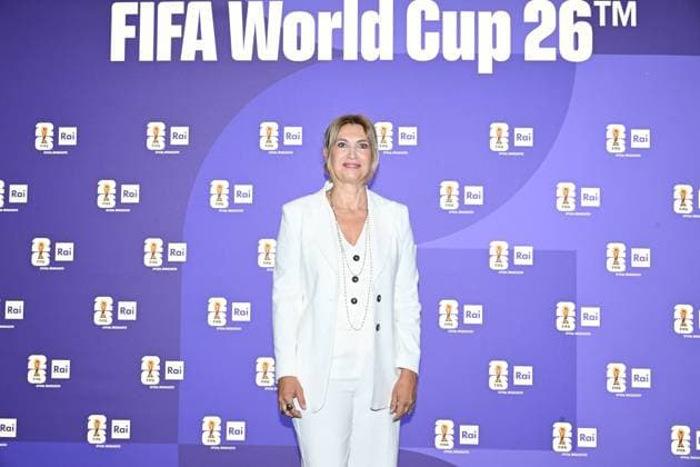 IPA85167054 - Rome : Olympic Stadium Press Room . FIFA World Cup 2026 presentation . In the photo : Simona Cantoni  Copyright: xMaurizioxD Avanzox xMaurizioxDxAvanzox 85167054