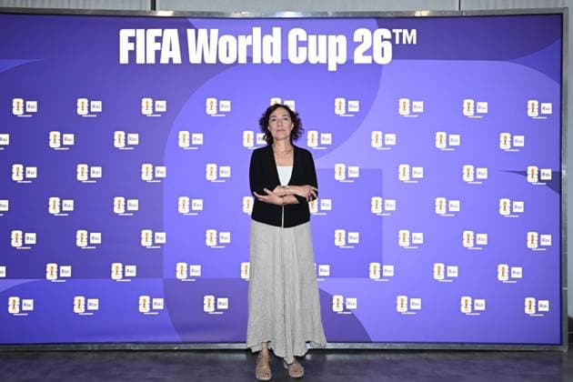 IPA85167041 - Rome : Olympic Stadium Press Room . FIFA World Cup 2026 presentation . In the photo : Tiziana Alla  Copyright: xMaurizioxD Avanzox xMaurizioxDxAvanzox 85167041