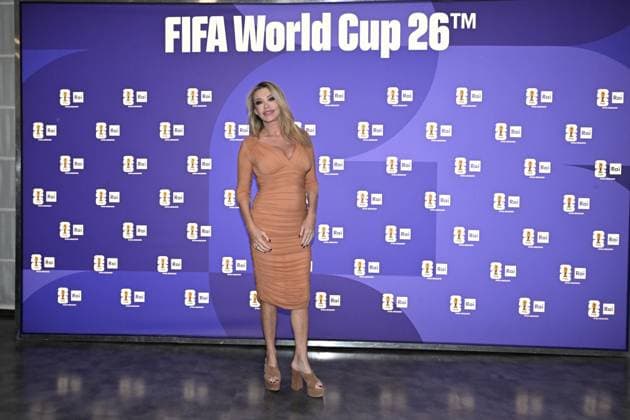 IPA85167074 - Rome : Olympic Stadium Press Room . FIFA World Cup 2026 presentation . In the photo : Paola Ferrari  Copyright: xMaurizioxD Avanzox xMaurizioxDxAvanzox 85167074