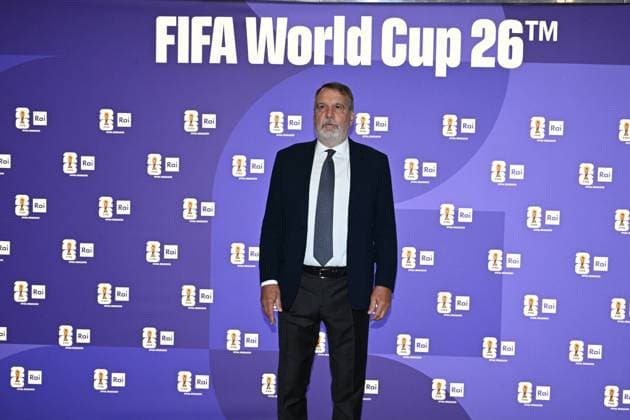 IPA85167132 - Rome : Olympic Stadium Press Room . FIFA World Cup 2026 Presentation . In the photo : Marco Tardelli  Copyright: xMaurizioxD Avanzox xMaurizioxDxAvanzox 85167132