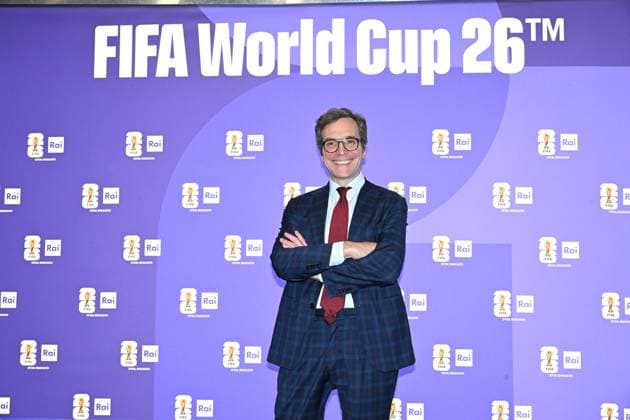 IPA85167207 - Rome : Olympic Stadium Press Room . FIFA World Cup 2026 presentation . In the photo : Marco Lollobrigida  Copyright: xMaurizioxD Avanzox xMaurizioxDxAvanzox 85167207