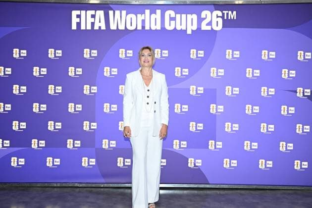 IPA85167049 - Rome : Olympic Stadium Press Room . FIFA World Cup 2026 presentation . In the photo : Simona Cantoni  Copyright: xMaurizioxD Avanzox xMaurizioxDxAvanzox 85167049