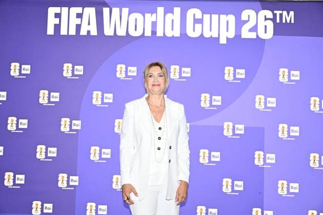 IPA85167052 - Rome : Olympic Stadium Press Room . FIFA World Cup 2026 presentation . In the photo : Simona Cantoni  Copyright: xMaurizioxD Avanzox xMaurizioxDxAvanzox 85167052