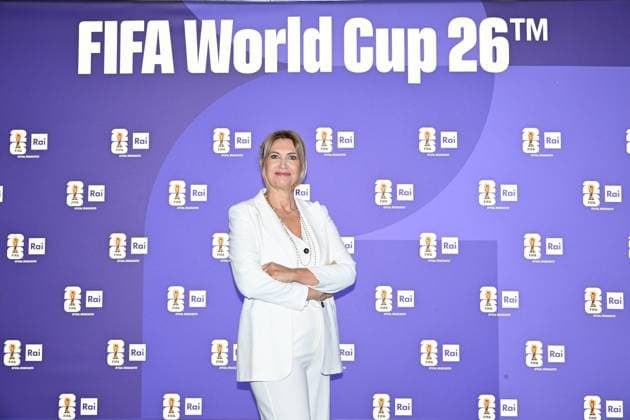 IPA85167060 - Rome : Olympic Stadium Press Room . FIFA World Cup 2026 presentation . In the photo : Simona Cantoni  Copyright: xMaurizioxD Avanzox xMaurizioxDxAvanzox 85167060