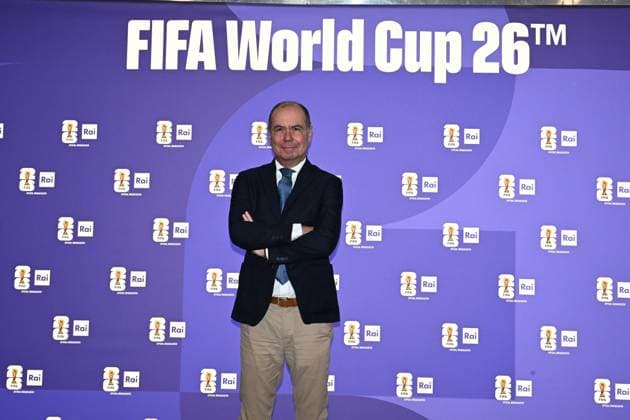 IPA85167175 - Rome : Olympic Stadium Press Room . FIFA World Cup 2026 presentation . In the photo : Nicola Rao  Copyright: xMaurizioxD Avanzox xMaurizioxDxAvanzox 85167175