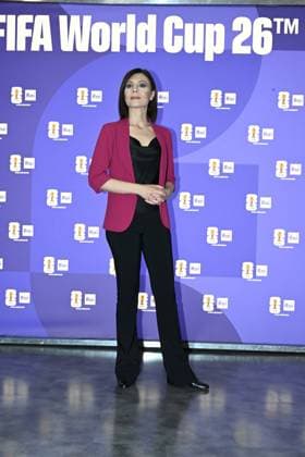 IPA85166877 - Rome : Olympic Stadium Press Room . FIFA World Cup 2026 presentation . In the photo : Francesca Spaziani Testa  Copyright: xMaurizioxD Avanzox xMaurizioxDxAvanzox 85166877