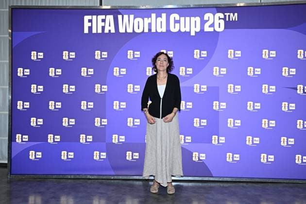 IPA85167018 - Rome : Olympic Stadium Press Room . FIFA World Cup 2026 presentation . In the photo : Tiziana Alla  Copyright: xMaurizioxD Avanzox xMaurizioxDxAvanzox 85167018