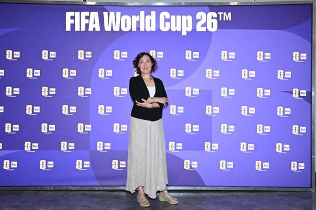 IPA85167032 - Rome : Olympic Stadium Press Room . FIFA World Cup 2026 presentation . In the photo : Tiziana Alla  Copyright: xMaurizioxD Avanzox xMaurizioxDxAvanzox 85167032