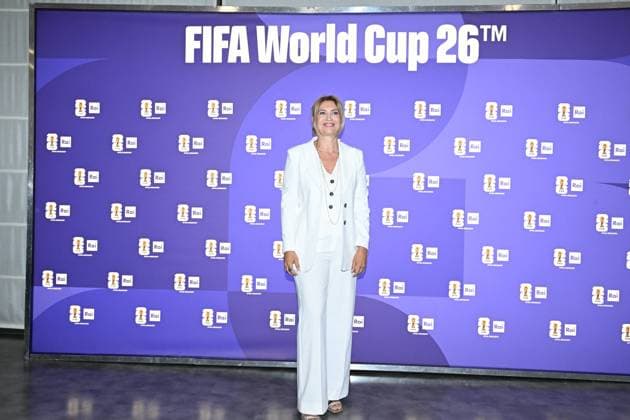 IPA85167048 - Rome : Olympic Stadium Press Room . FIFA World Cup 2026 presentation . In the photo : Simona Cantoni  Copyright: xMaurizioxD Avanzox xMaurizioxDxAvanzox 85167048