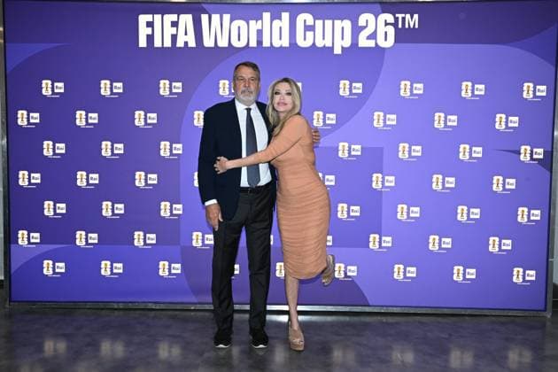 IPA85167103 - Rome : Olympic Stadium Press Room . FIFA World Cup 2026 Presentation . In the photo : Marco Tardelli,Paola Ferrari  Copyright: xMaurizioxD Avanzox xMaurizioxDxAvanzox 85167103