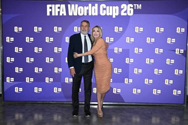 IPA85167106 - Rome : Olympic Stadium Press Room . FIFA World Cup 2026 Presentation . In the photo : Marco Tardelli,Paola Ferrari  Copyright: xMaurizioxD Avanzox xMaurizioxDxAvanzox 85167106