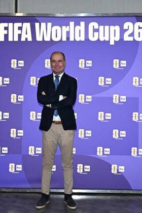 IPA85167163 - Rome : Olympic Stadium Press Room . FIFA World Cup 2026 presentation . In the photo : Nicola Rao  Copyright: xMaurizioxD Avanzox xMaurizioxDxAvanzox 85167163