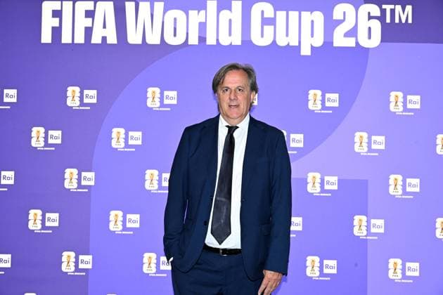 IPA85166912 - Rome : Olympic Stadium Press Room . FIFA World Cup 2026 presentation . In the photo : Paolo Paganini  Copyright: xMaurizioxD Avanzox xMaurizioxDxAvanzox 85166912