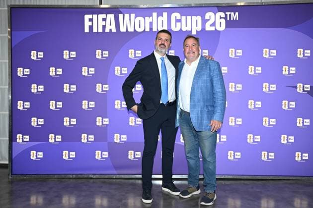 IPA85167000 - Rome : Olympic Stadium Press Room . FIFA World Cup 2026 Presentation . In the photo : Alessandro Antinelli,Dario di Gennaro  Copyright: xMaurizioxD Avanzox xMaurizioxDxAvanzox 85167000