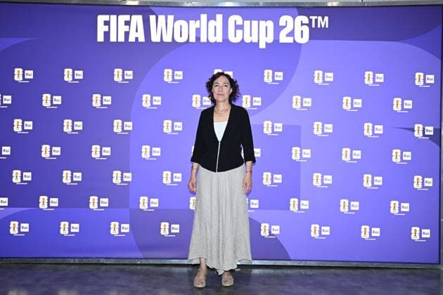 IPA85167024 - Rome : Olympic Stadium Press Room . FIFA World Cup 2026 presentation . In the photo : Tiziana Alla  Copyright: xMaurizioxD Avanzox xMaurizioxDxAvanzox 85167024