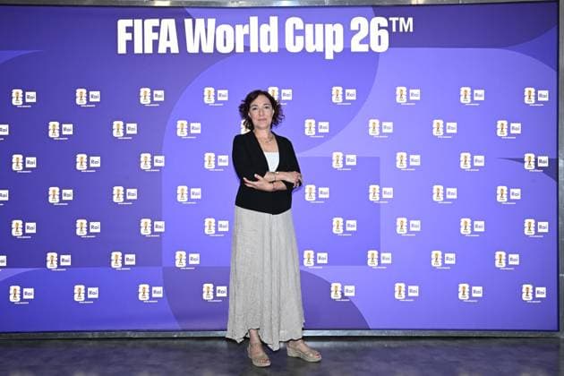 IPA85167034 - Rome : Olympic Stadium Press Room . FIFA World Cup 2026 presentation . In the photo : Tiziana Alla  Copyright: xMaurizioxD Avanzox xMaurizioxDxAvanzox 85167034