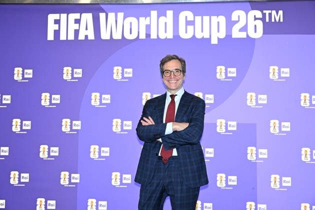 IPA85167206 - Rome : Olympic Stadium Press Room . FIFA World Cup 2026 presentation . In the photo : Marco Lollobrigida  Copyright: xMaurizioxD Avanzox xMaurizioxDxAvanzox 85167206