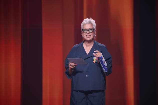 DEUTSCHER FILMPREIS 2026 - SHOW Doris Dörrie Laudator BESTES SZENENBILD bei der Verleihung DEUTSCHER FILMPREIS 2026 in Berlin *** GERMAN FILM AWARD 2026 SHOW Doris Dörrie Laudator BEST SCENE PICTURE at the GERMAN FILM AWARD 2026 ceremony in Berlin Copyright: xEventpressxFuhrx