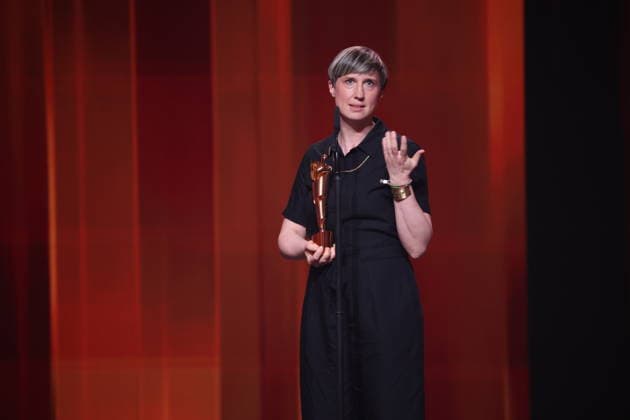 DEUTSCHER FILMPREIS 2026 - SHOW Evelyn Rack Â· IN DIE SONNE SCHAUEN BESTER SCHNITT bei der Verleihung DEUTSCHER FILMPREIS 2026 in Berlin *** GERMAN FILM AWARD 2026 SHOW Evelyn Rack Â- IN DIE SONNE SCHAUEN BESTER SCHNITT at the GERMAN FILM AWARD 2026 ceremony in Berlin Copyright: xEventpressxFuhrx